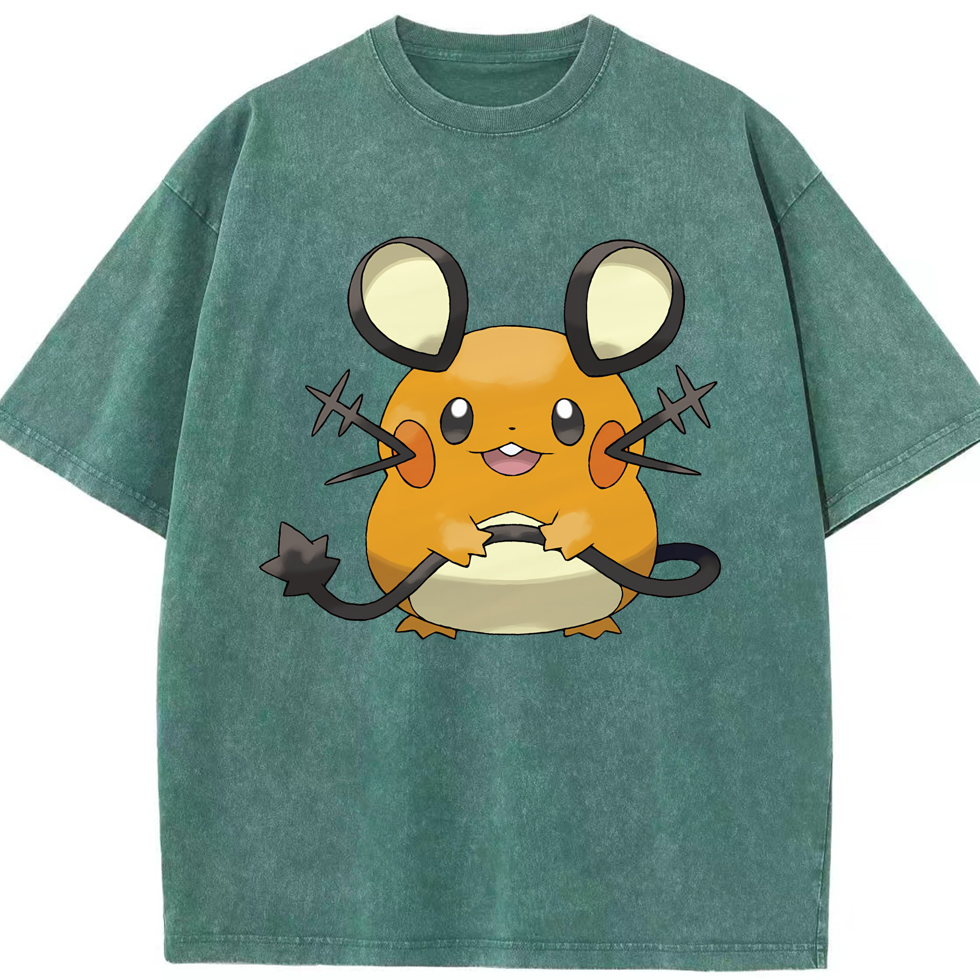 （画像用） ポケットモンスター Pokémon 綿100% ヴィンテージ風 半袖Tシャツ（フロントプリント）